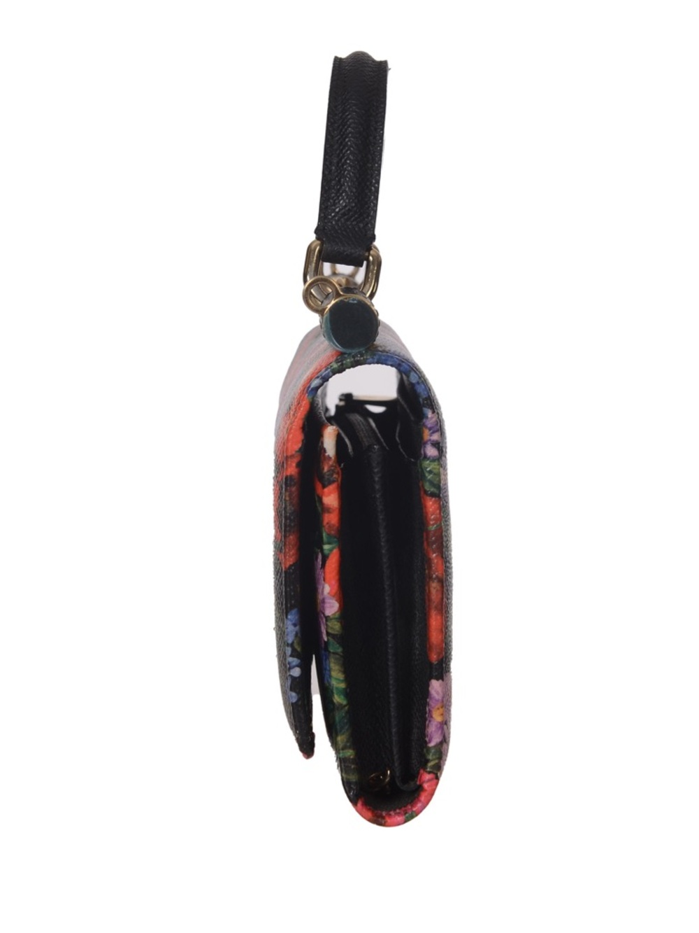 ♥️Dolce & Gabbana Small Floral Print Top-Handle Multicolor Women’s Bag♥️ - Picture 3 of 16